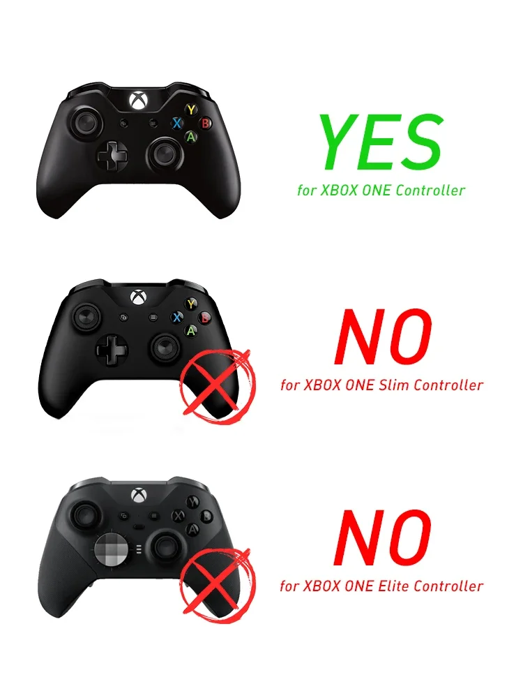حافظة واقية من السيليكون لوحدة تحكم Xbox One غطاء جلدي ناعم مع أغطية قبضة عصا الإبهام