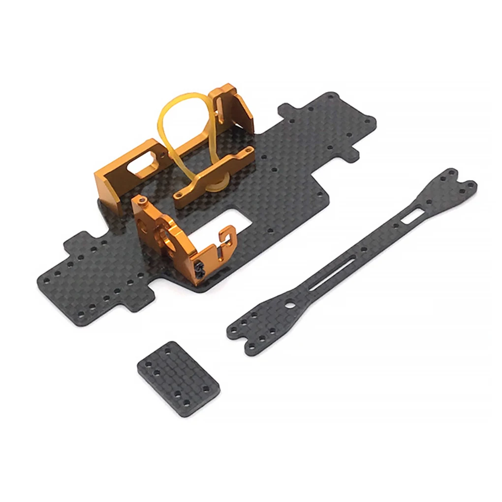 

1/28 RC Автомобильное основание из углеродного волокна, комплект держателей батареи для доски второго этажа