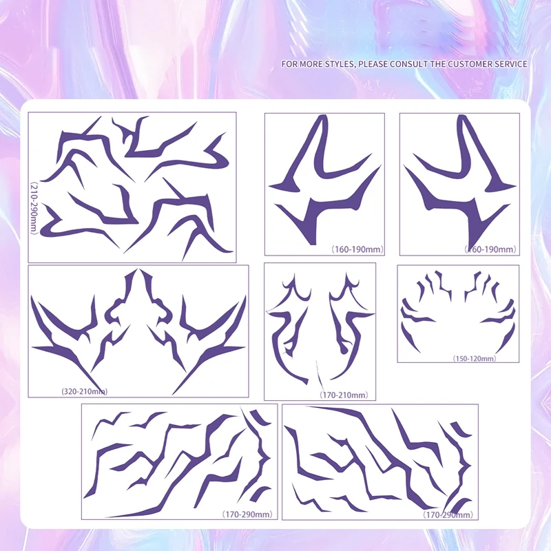 K-Pop شيطان الصيادين الوشم المؤقت الجسم ملصق رومي كانغ تأثيري الشيطان الأولاد شيطان ملصق لهدايا حفلة الهالوين