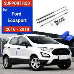 2Pcs Car Front Hood Gas Strut Bars For Ford Ecosport B515 2016-2020 Hyudrailic Rod Damper Shock Absorber Lift Supports Styling