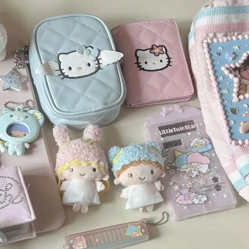 Nuova borsa portaoggetti per fotocamera Ccd Kawaii Sanrio hellobyt borsa portaoggetti in pelle Pu carina Y2K Style Cartoon Gift For Girls