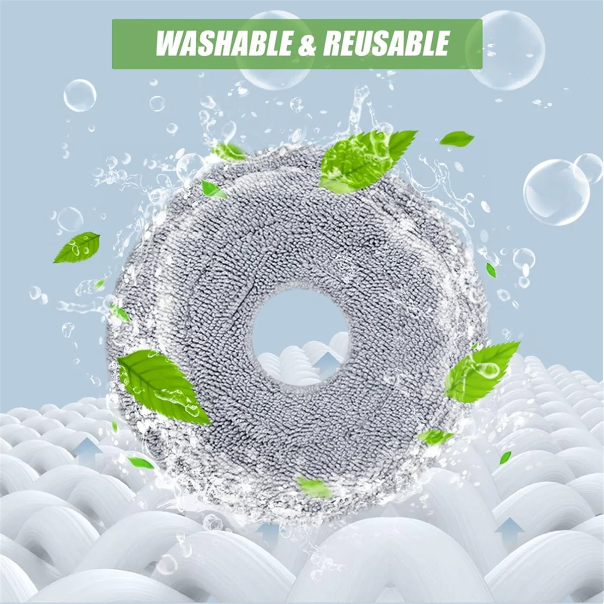 A97TFor Dreame L10s Pro Ultra Heat, L10s Pro Gen 2, X40 Ultra Complete, X30 Ultra, X30 Pro Plus Vacuum Mop Cloth Pads