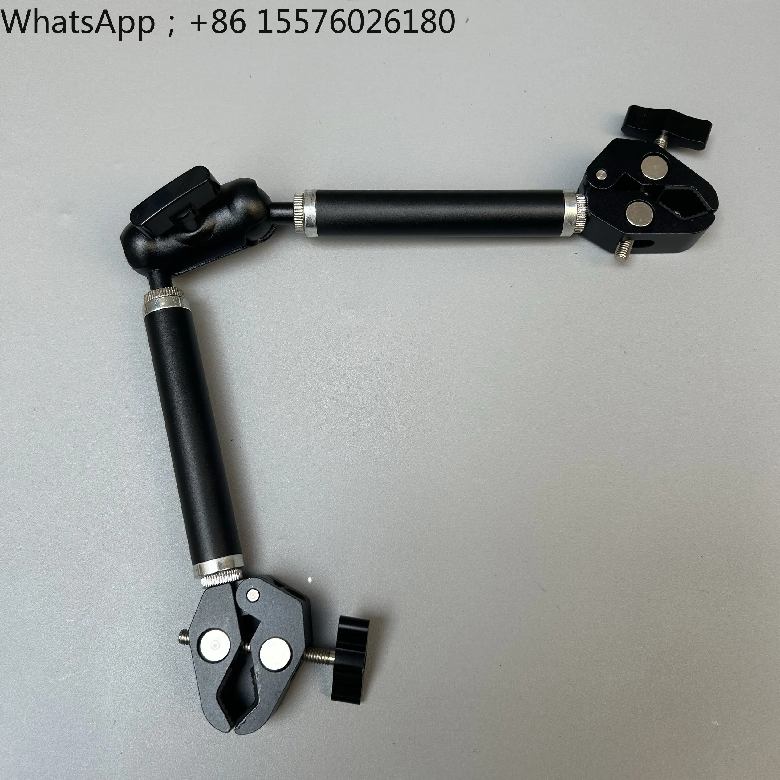 Metal Crab Clamp Extension Rod 360 Pea Clip Universal Gimbal Double Head Clip Selfie Stick Fixing Clip Can Clamp 5cm