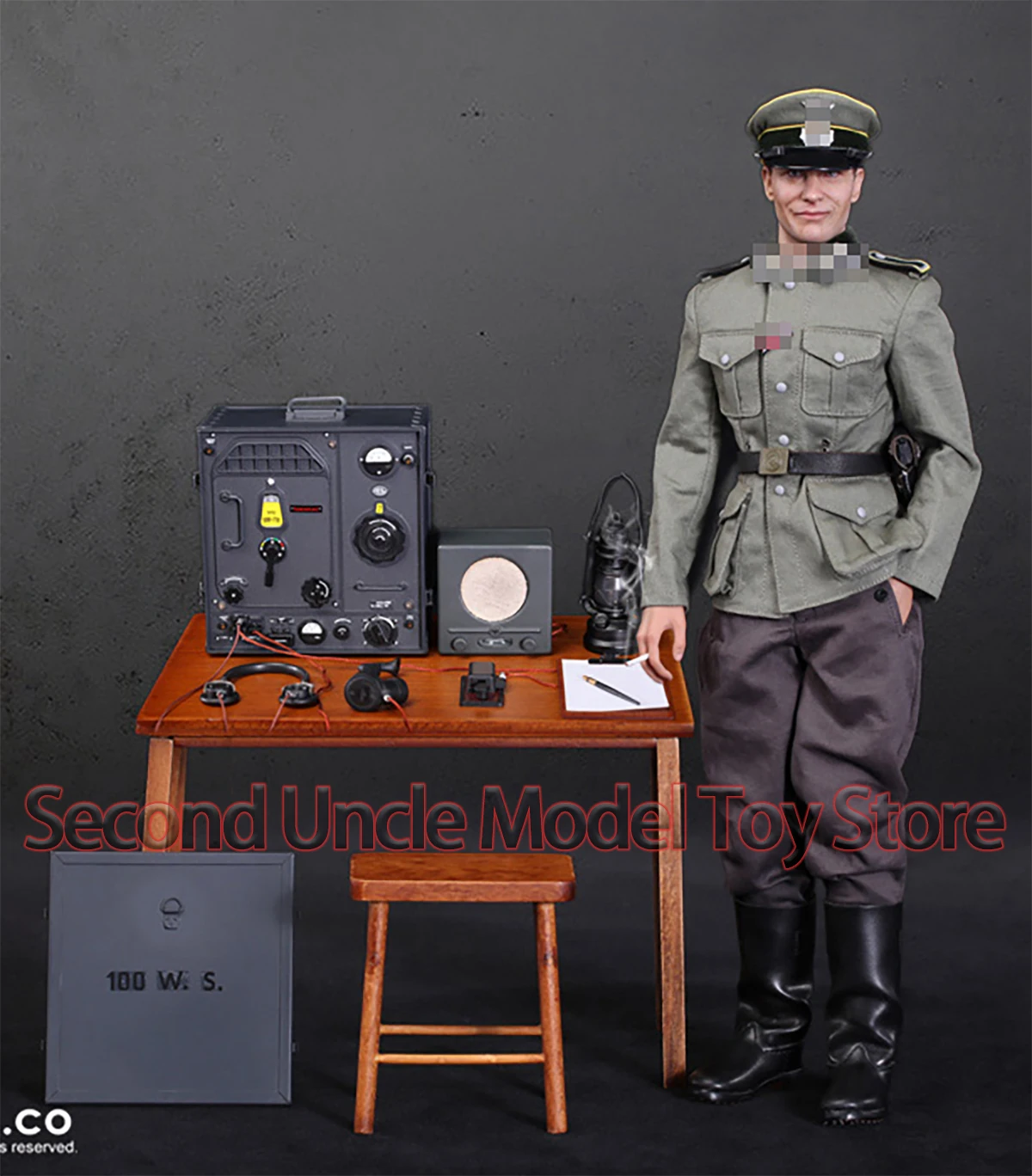 

DID D80133 WWII Communication 3 WH Radio Operator 12'' Male Soldier Military Action Figure Full Set Collectible Model Toys Gift