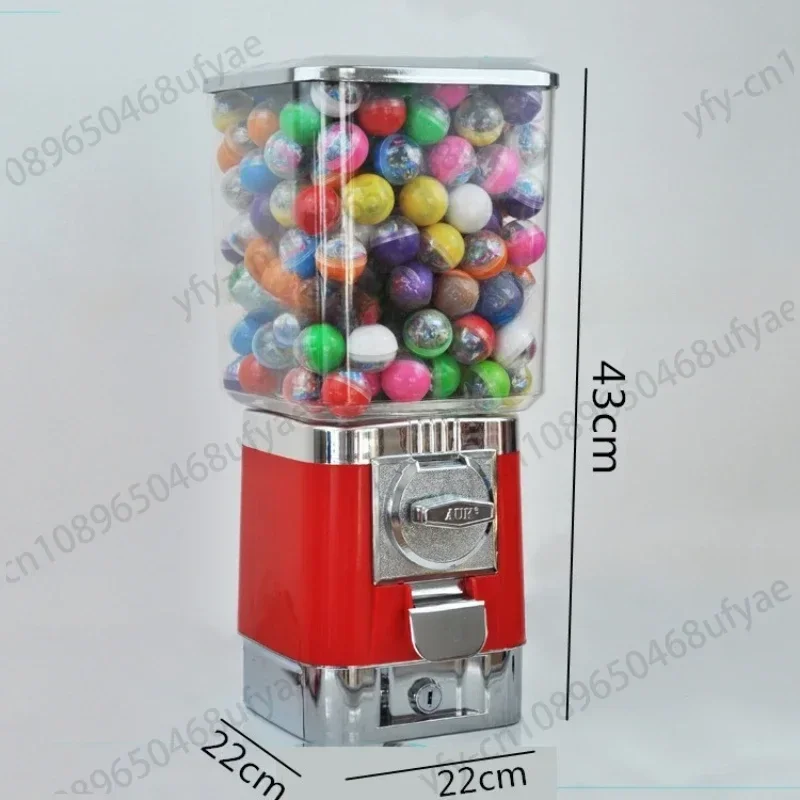 Candy Vending Machine Gumball Machine Toy Capsule/ Bouncing Ball Vending Machine Candy Dispenser With Coin Box GV18F