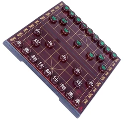 Portable Chinese Chess Set Magnetic Xiangqi for Travel Board Adults Friend
