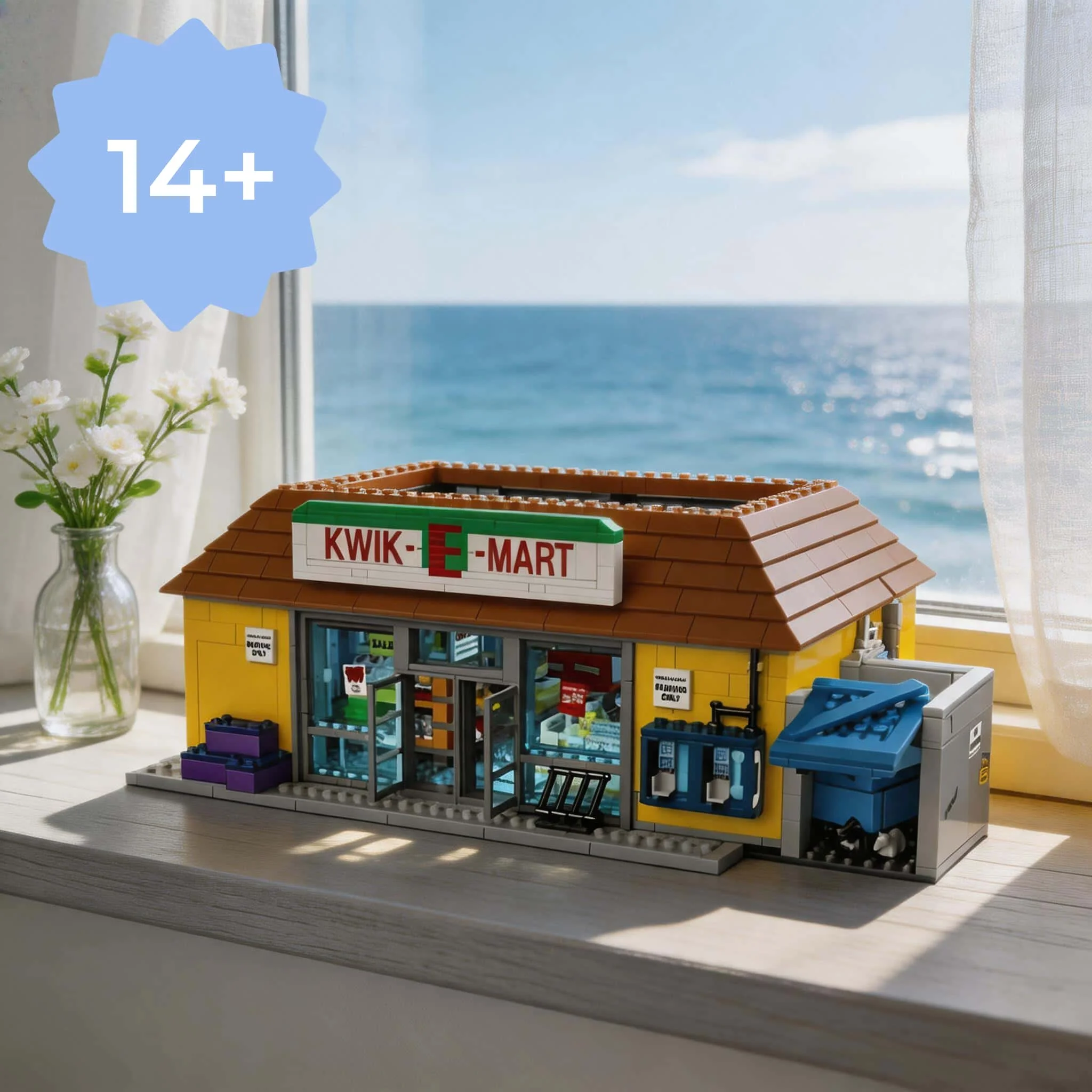 

2026 new creative MOC large-scale building series colorful cute and interesting DIY decorative brick toys adult educational gift