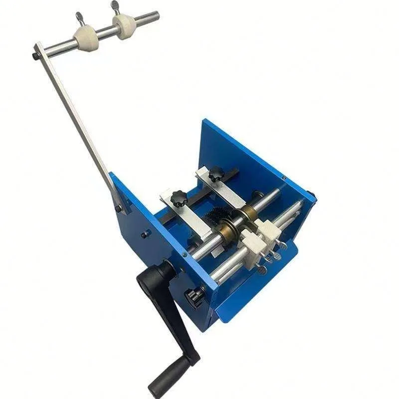 Manual Resistor & Diode Lead Forming Machine - Hand Crank Loose/Taped Axial Component Cutter for F & U Type