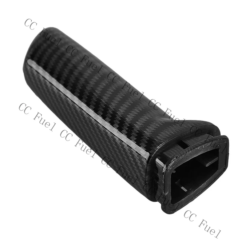 C+ Carbon Fiber Texture Handbrake Brake Handle Cover fit for BMW E90 E91 F30 E60 yp view 4