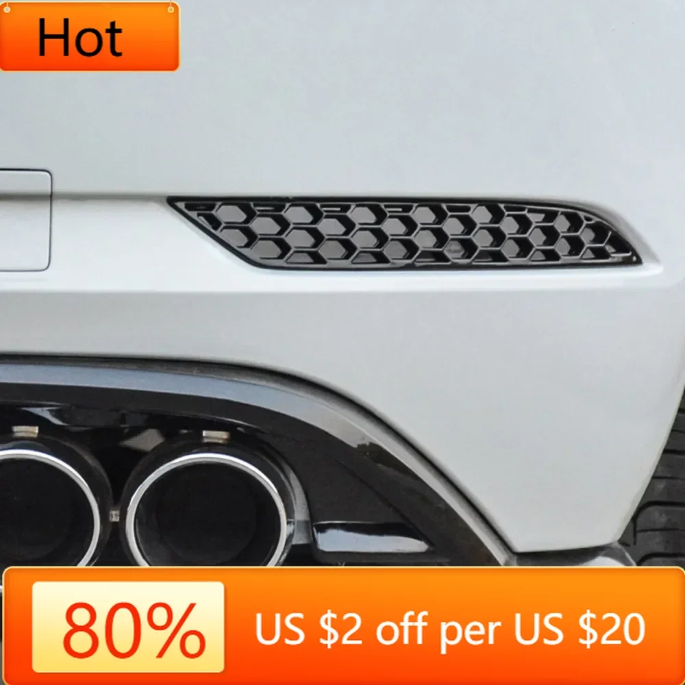 

2026 Новые антенны, глянцевый черный отражатель заднего бампера, сотовая двухсторонняя лента, крепление для Volkswagen Golf 6/7/7,5/8 GTI R Sta