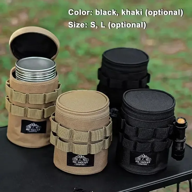 

Portable Travel Storage Organizer with Hanging Holes & Handle, Multipurpose Camping Accessories Bag for Outdoor Hiking/Camping