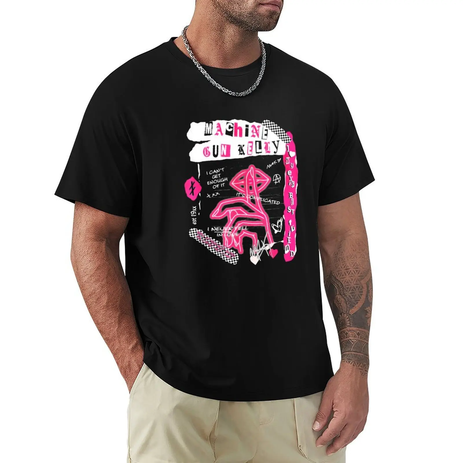 Camiseta Vintage con diseño gráfico de máquinas y armas, diseño limitado de Kellys, camiseta deportiva de talla grande para gimnasio