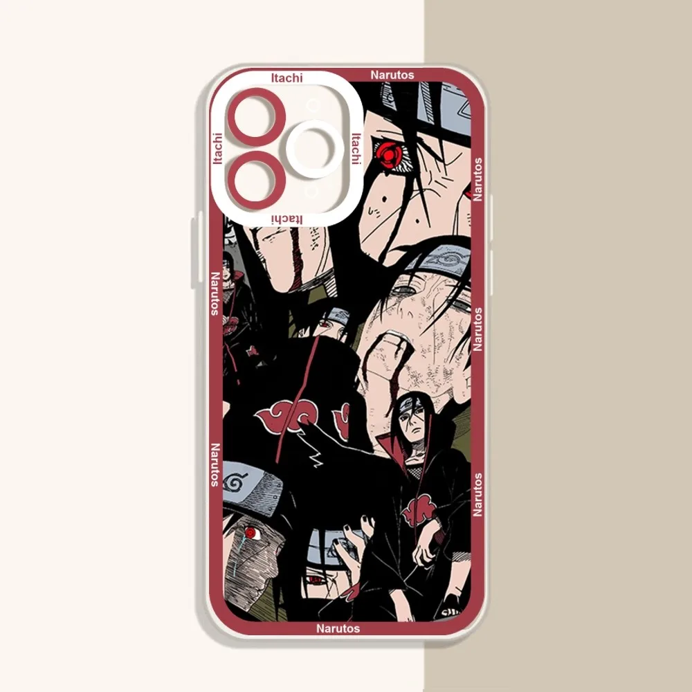 Anime N-Narutos I-Itachi Phone Case For iPhone 12 11 13 14 Pro Max XR XS Max X SE2020 7 8 Plus Case