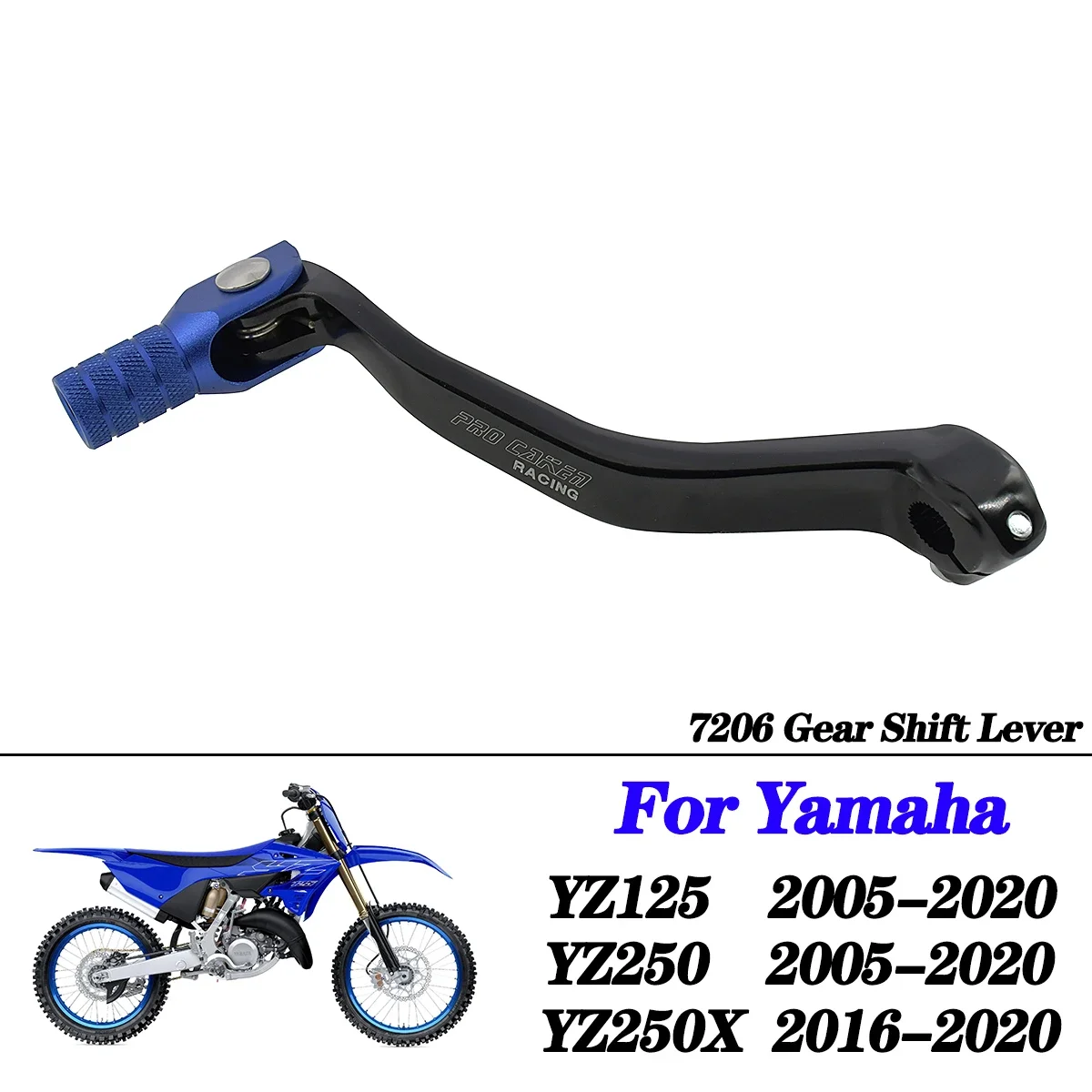 

For Yamaha YZ125 YZ250 YZ250X YZ 125 250 250X 2005-2020 Enduro Dirt Pit Bike Motorcycle CNC Aluminum Fold Gear Shift Lever