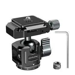 LeapLight Low Profile Camera Tripod Ball Head 360° Rotating Ballhead w/ Arca Swiss 1/4