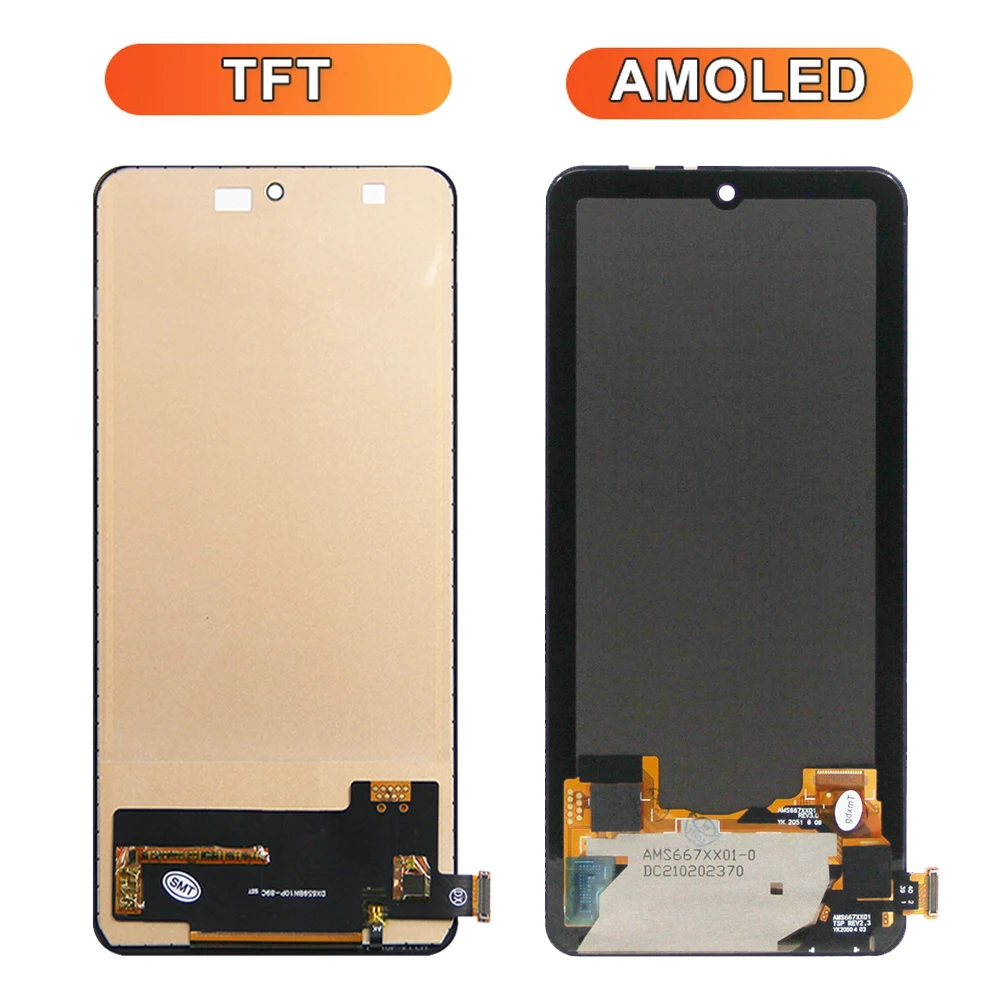 Super Amoled Poco F3 Screen Replacement, for Xiaomi Poco F3 M2012K11AG Lcd Display Digital Touch Screen Assembly for Poco F3 Pro