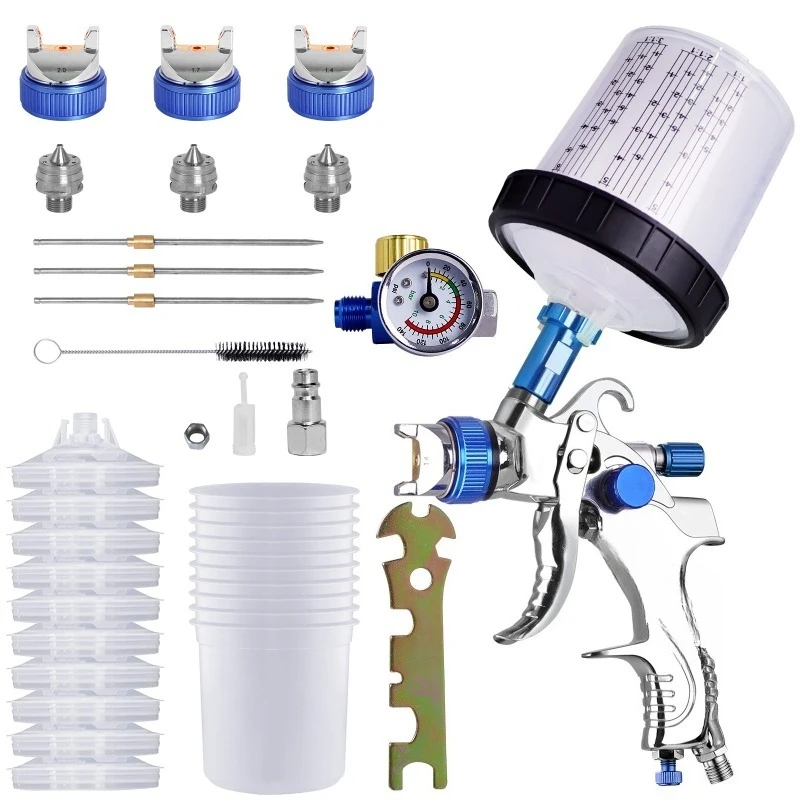 Automobile painting Pneumatic paint gun Top paint Sheet metal High atomization Spray tool Spray head Efficient