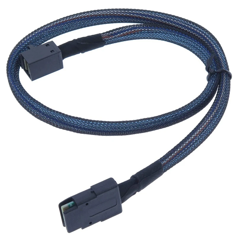 Wewnętrzny kabel Mini SAS 4I SFF-8087 do Mini SAS o dużej gęstości HD SFF-8643 do wewnętrznych hosta i urządzeń, 3,3 stopy