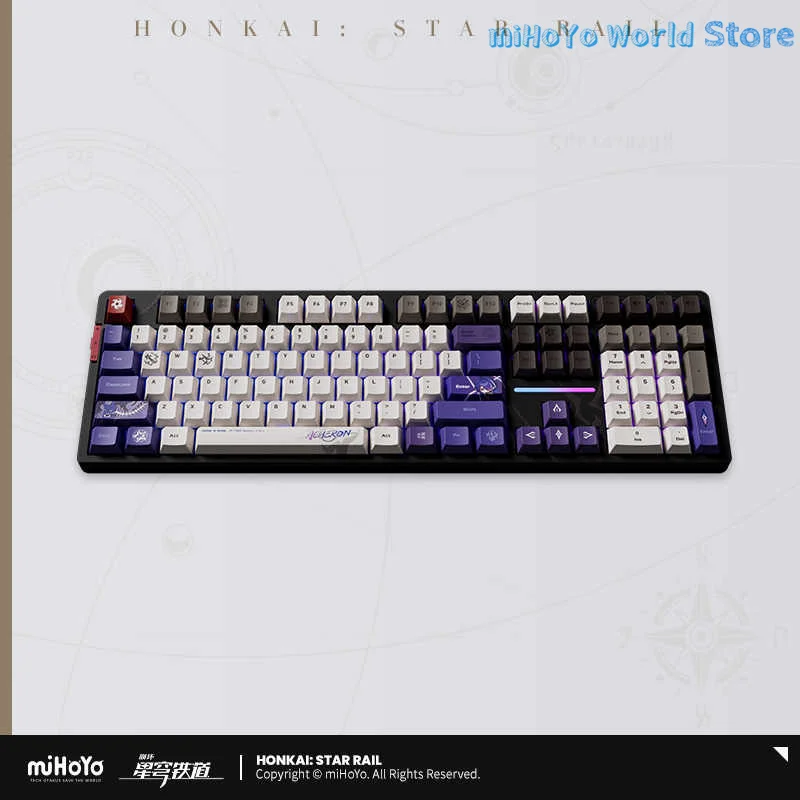 [Official] Acheron Keyboard MiHoYo Original Honkai Star Rail Acheron Theme Impression Series Mechanical Keyboard Doujin Cosplay