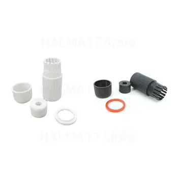 bianco nero RJ45 copertura protettiva del cappuccio del connettore impermeabile per rete esterna per telecamera IP poe cavo a spirale telecamera IP J17