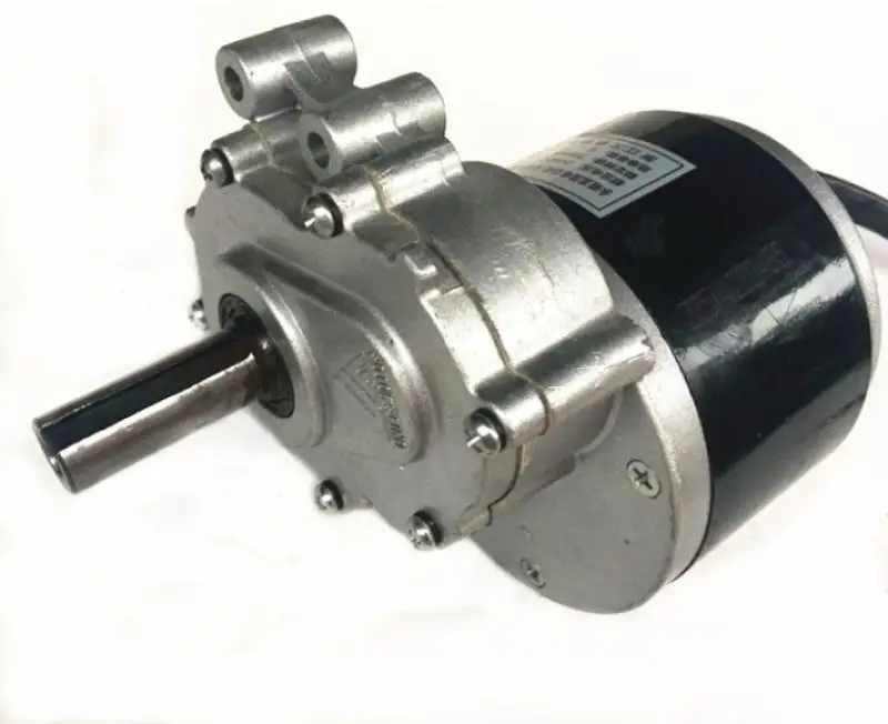 

250W 24V 75RPM / 120RPM Low Speed Brush Motor, 44MM Longer Shaft, Shaft Diameter 17MM , Wheel Chair Used DC Gear Brushed Motor