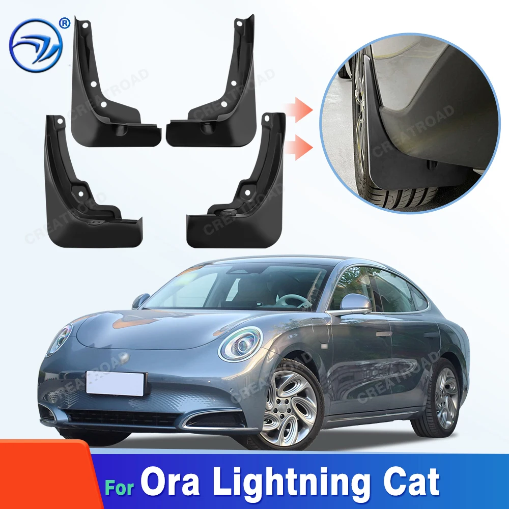 

For Ora Lightning Cat Fender Mudflaps Splash Guards Mudguards Mud Flaps Car Accessories