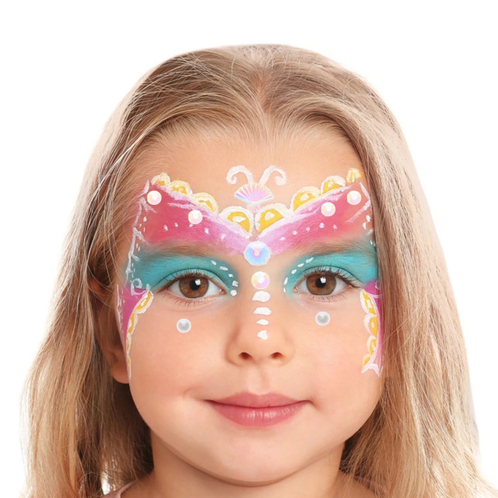 

3 Boxes 's Stage Face Jewel DIY Butterfly Flatback Makeup Decorations Festival Party Nail Charm Face Jewelry