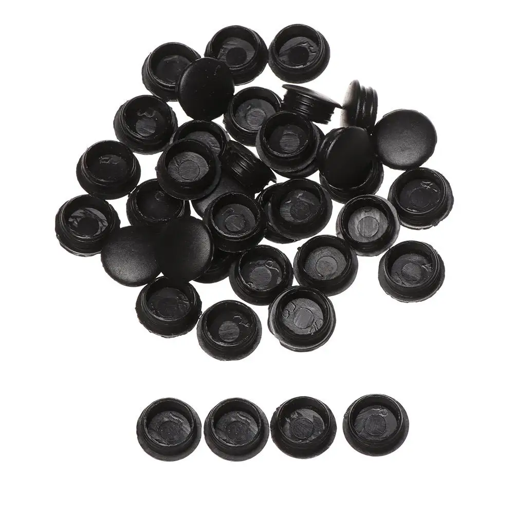 50Pcs Grommet Drill Hole Plug Hardware Hole Ornament Furniture Hole Covers Protective Cap Screw Decor Dust Plug Stopper