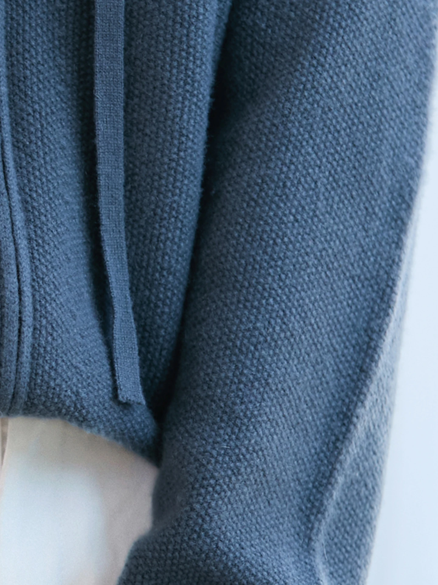 

TLOML Новая женская толстовка с капюшоном из 100% мериносовой шерсти на молнии, кашемировый трикотаж, толстый осенне-зимний повседневный стиль, мягкий теплый удобный топ