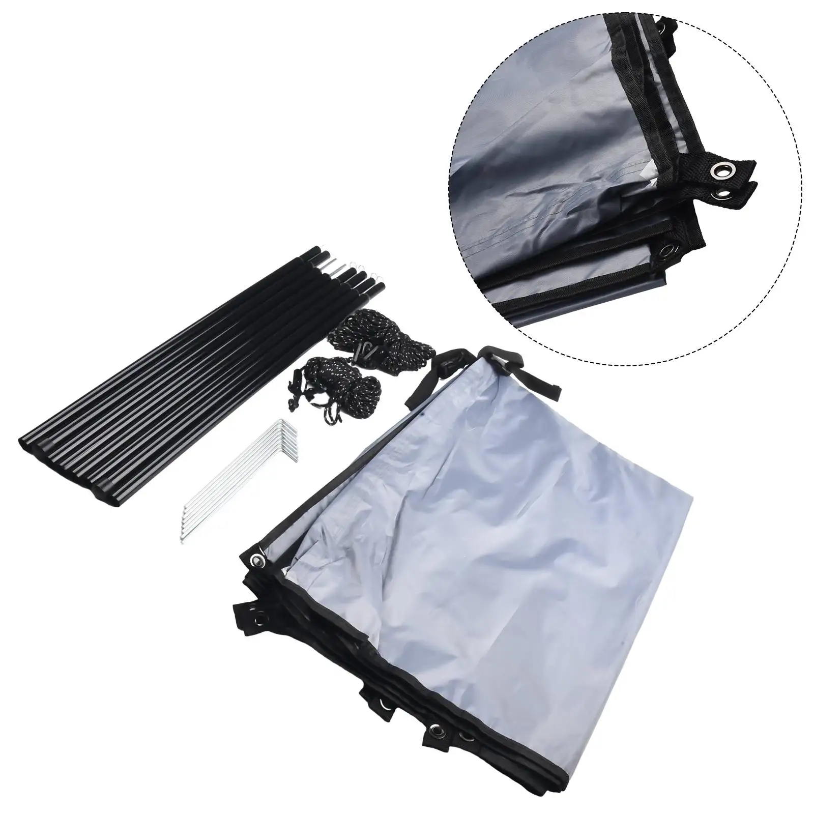 

Travel-Friendly Sun Canopy for Campervan Van SUV with Lightweight Design and Compact Carry Bag for Road Trips and Stops