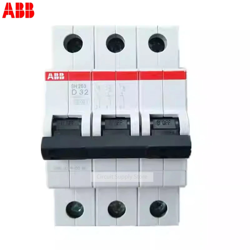 قاطع دائرة ضربة مغناطيسي مصغر ABB من النوع D سلسلة صناعية SH200، SH201 SH202 SH203 SH204 1P 2P 3P 4P AC Air Open #1