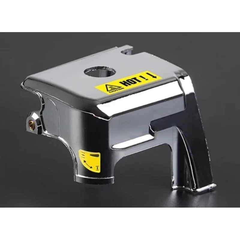 Motor de partida por tração cromado e tampa da cabeça para motor 32cc 36cc fit LOSI 5ive-T Redcat FG Rovan Baja 5B 5T LT