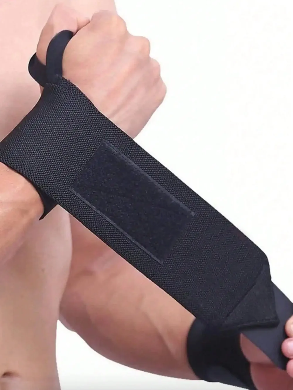 2 pcs Elastic Wrist Wraps, Wrist Support Brace, Wrist Wraps Guard Wrist Band For Gym Weightlifting, Fitness Protection, Barbell image 5