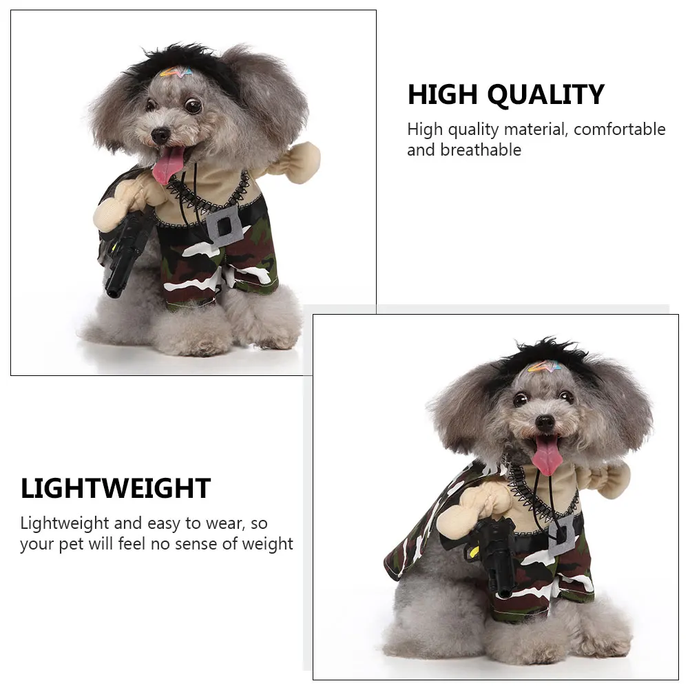 

Funny Dog ​​clothes Christmas Pet Garment Supplies Cosplay Costume Cat Suit for Party Small