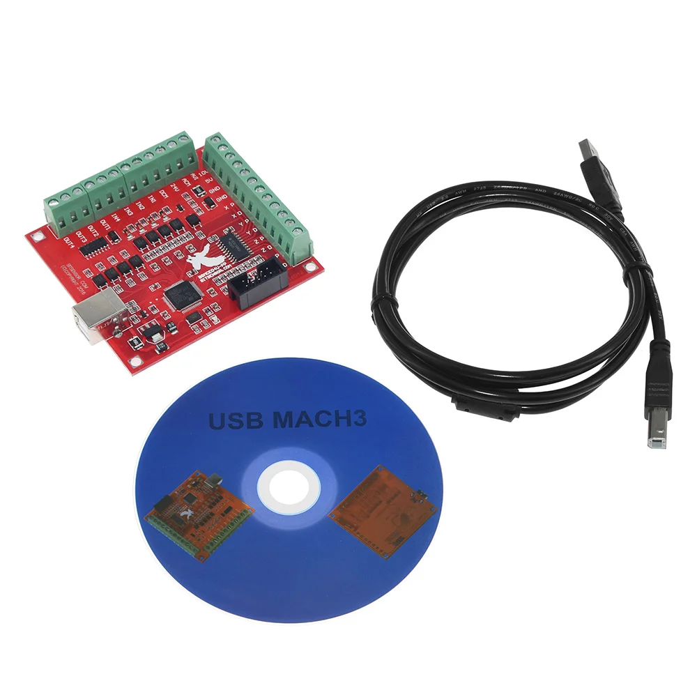 CNC MACH3 100Khz Breakout Board 4 Axis 5AXIS Interface Drive Motion Controller Flying Carving Card Engraving Motor Driver Board