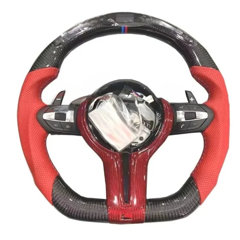 Carbon Fiber and Leather Steering Wheel