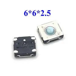 2pcs Mouse Micro Switch Patch Mini Switch Button For Xiaomi Microsoft Arc Touch Sculpt Blue Shadow 4000 6x6 6*6*2.5MM