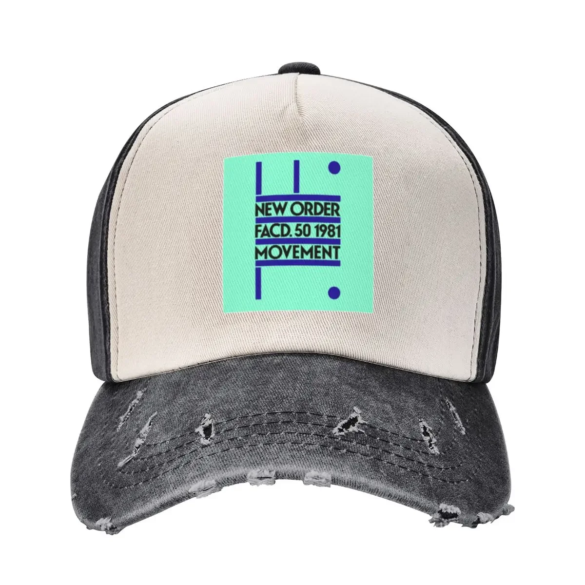 

New Order Movement 2 Album Cover Baseball Cap Luxury Man Hat luxury caps Luxury man cap Thermal Visor Caps Women Men's