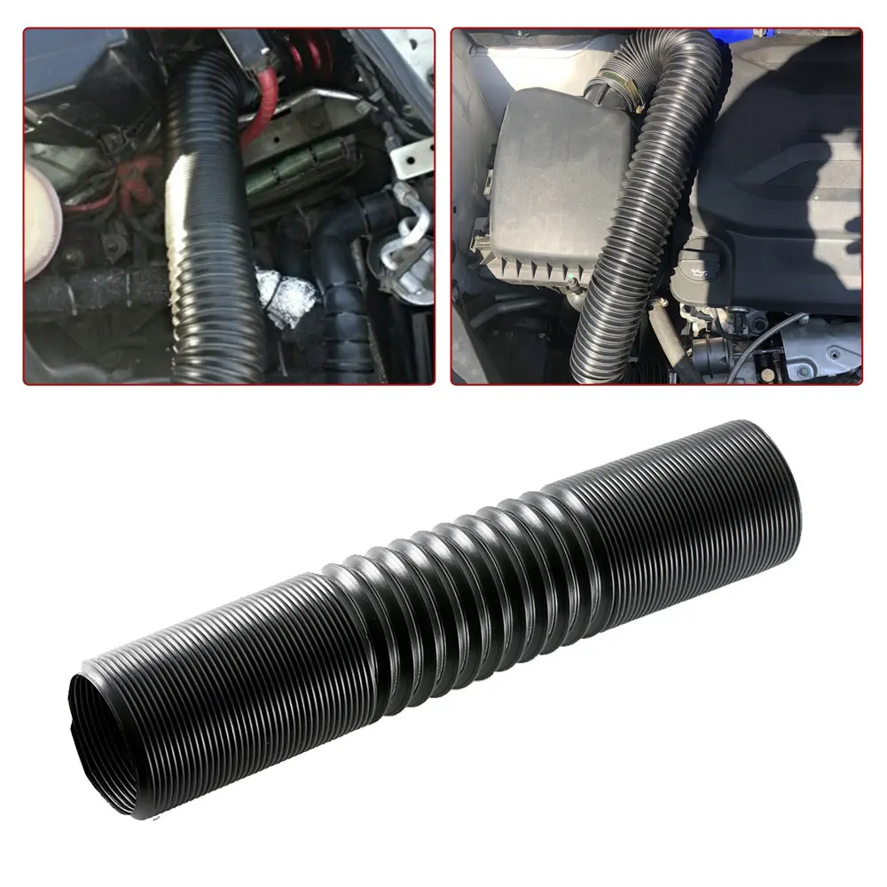 

Car Cold Air Intake Tube Kit 2.5inch Flexible Air Inlet Duct Pipe System 63mm Universal Car Exterior Accessories Air Inlet Pipe