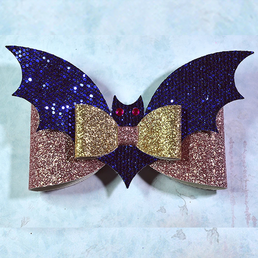 Halloween Bat Bow Metal Cutting Dies Template Paper Leather DIY Crafts Bowknot Handmade