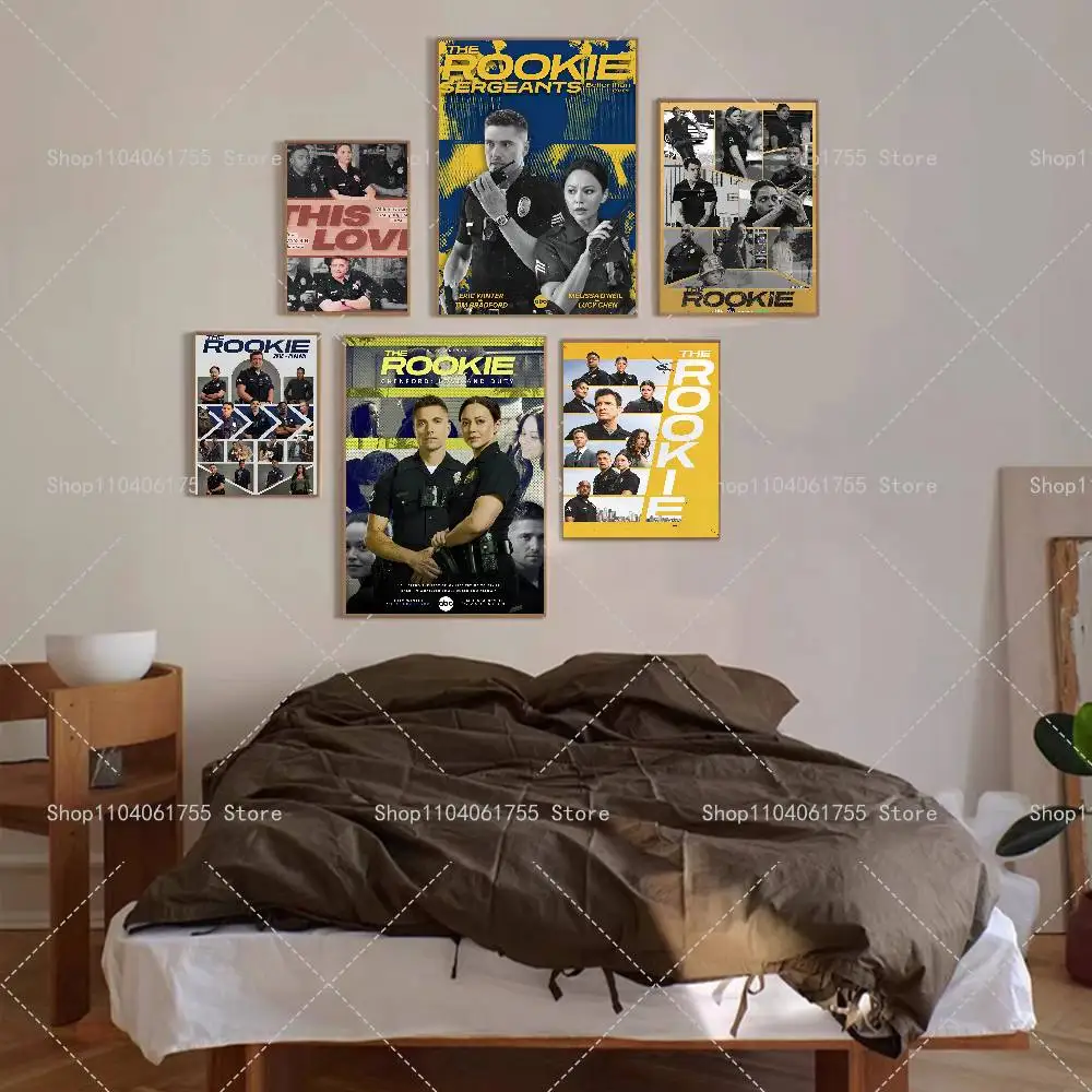 Movie the R-Rookie Poster Self-adhesive Art Waterproof Paper Sticker Coffee House Bar Room Wall Decor
