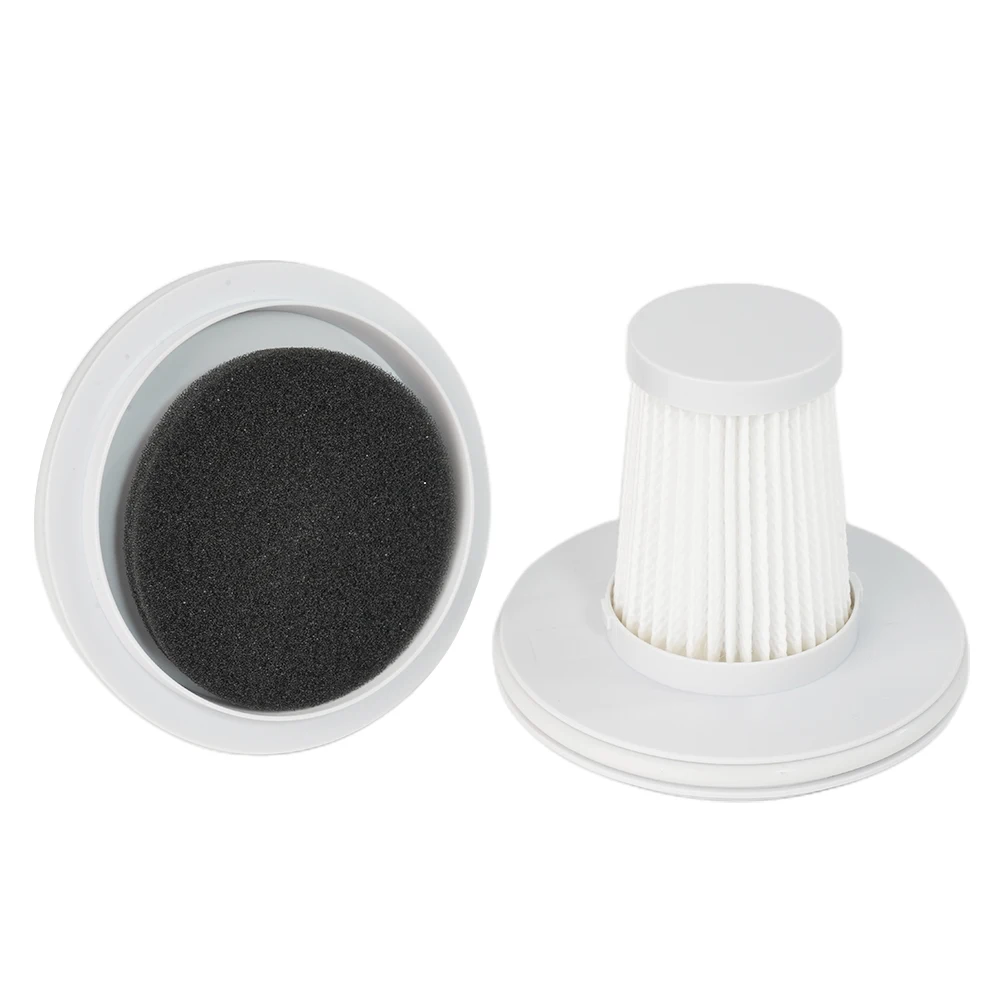 

Vacuum Filter Replace Parts Recyclable Washable White Cleaning Filter Household Mite Eliminator Replace Sweeping Two PCS