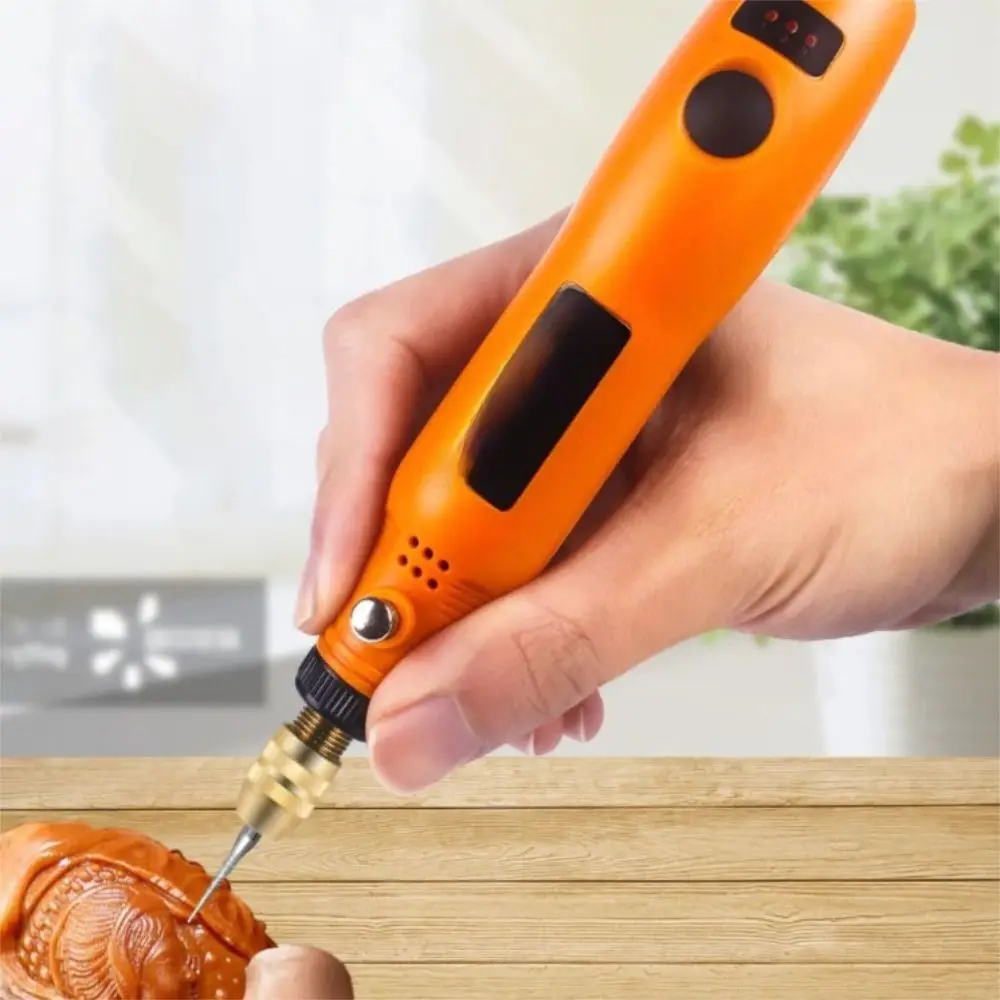 

Cordless Mini Wireless Drill Digital Display 3.7V Power Mini Rotary Tool 5-Speed Adjustable Handheld Mini Engraving Machine