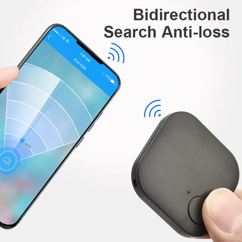 Theft Device Alarm Smart Wireless Mini Bluetooth Remote GPS Tracker Child Pet Bag Wallet Key Finder Phone Box Search Finder