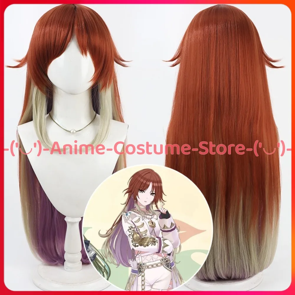 

The Idolmaster Shiny Colors Akada Mikoto Cosplay Wig Anime Game Character Halloween Carnival Party Costume Wigs Synthetic Hair