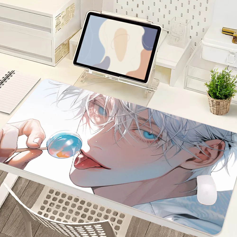 

G-Gojo S-Satoru Anime Mousepad Mousepad New Arrivals Large Gaming Mousepad L XL XXL Gamer Mouse Pad Size For Keyboards Mat