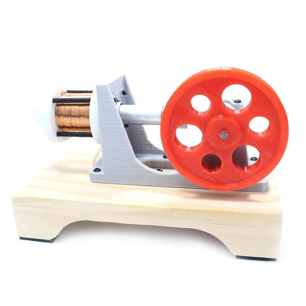 NF Electromagnetic Engine Model Science Experiment Educational Toy Electric Magnetic Energy Single Cylinder Piston Engine Model