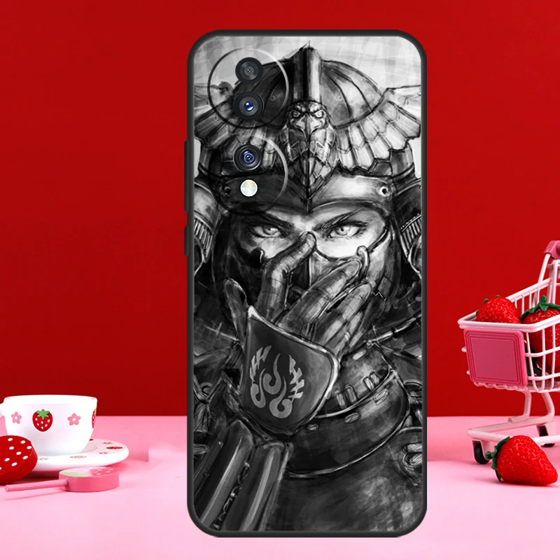 Samurai Japan Art For Honor Magic 6 Pro 5 Lite 50 70 90 Case For Honor X8a X9a X7 X8 X9 X6a X7a X8b X9b Cover