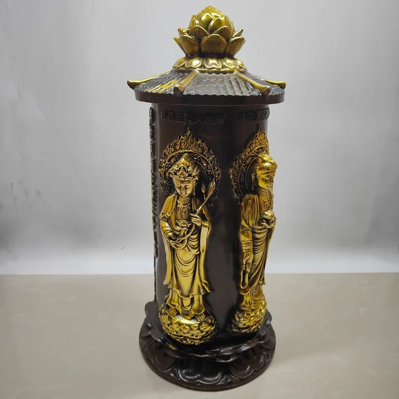 Bronze Western Three Saints Incense Holder Ornament Craft