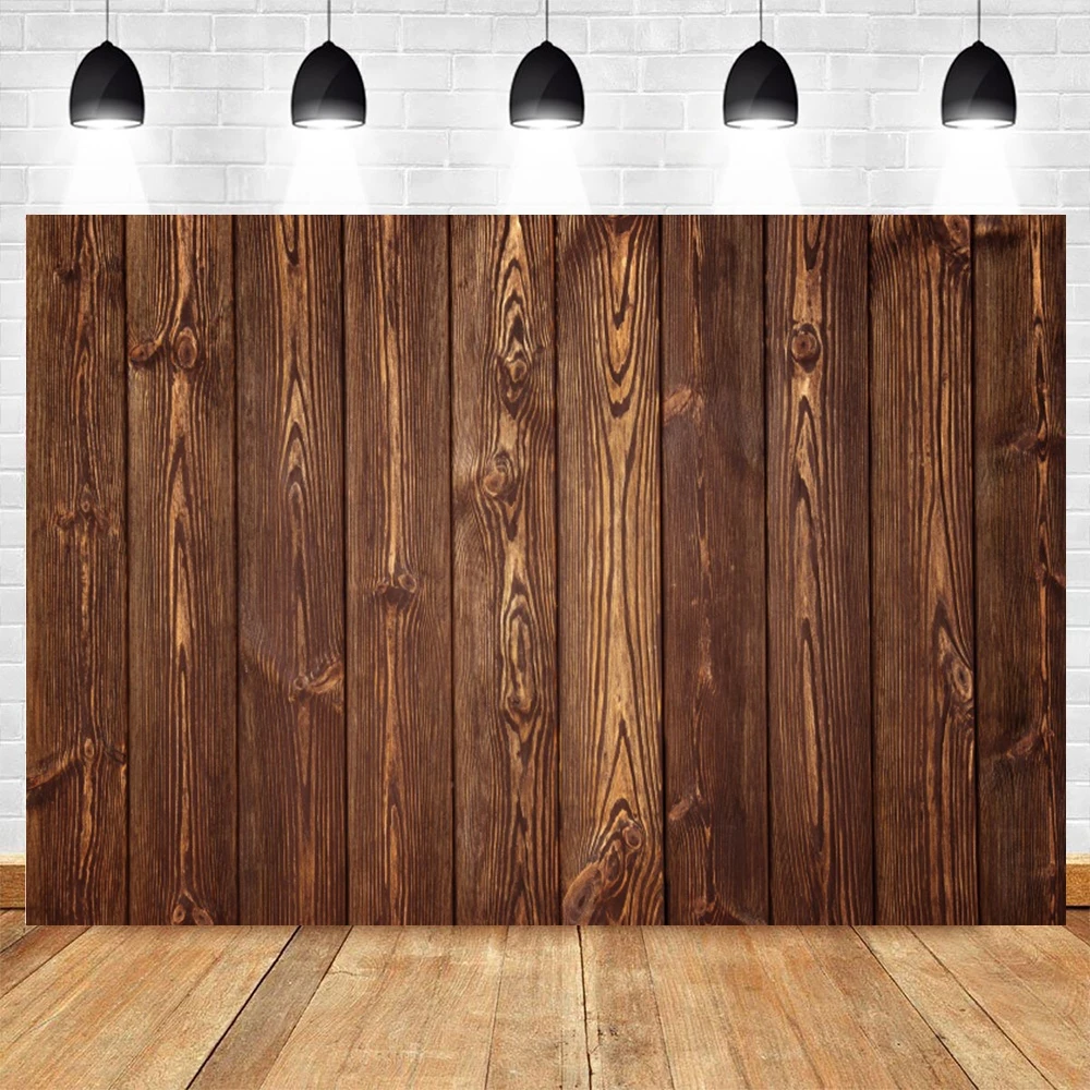 Wooden Board Photography Backdrop Retro Rustic Wood Wall Kid Adult Portrait Birthday Party Decor Baby Shower Photo Background